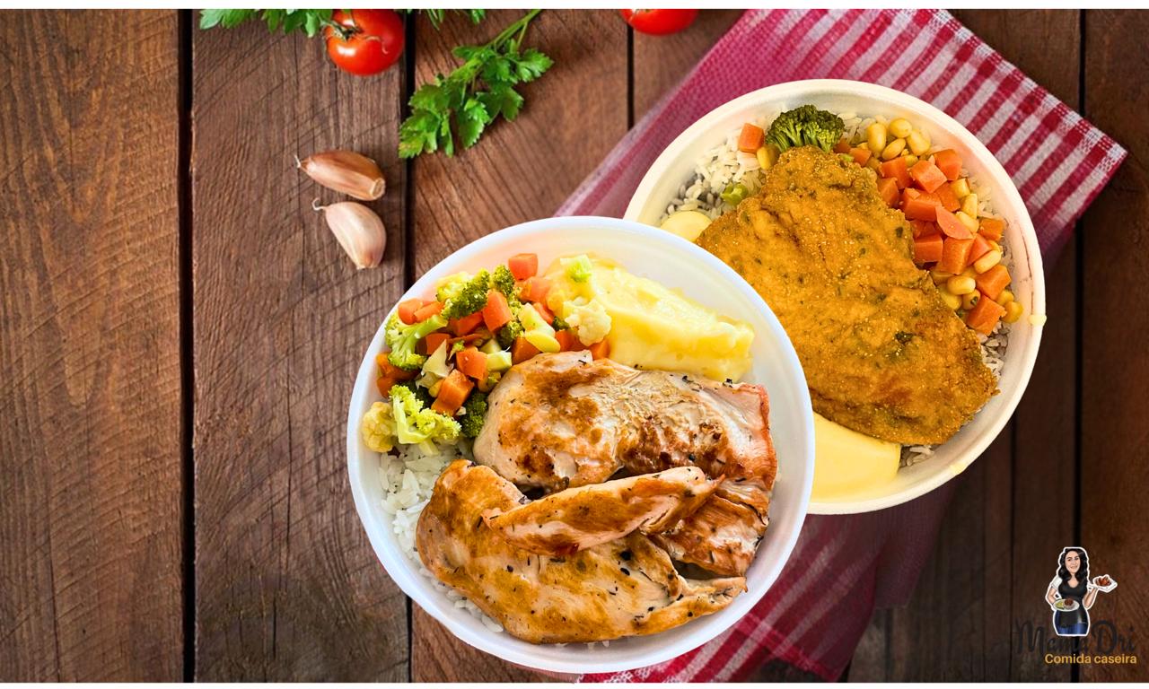 Frango Assado com Farofa