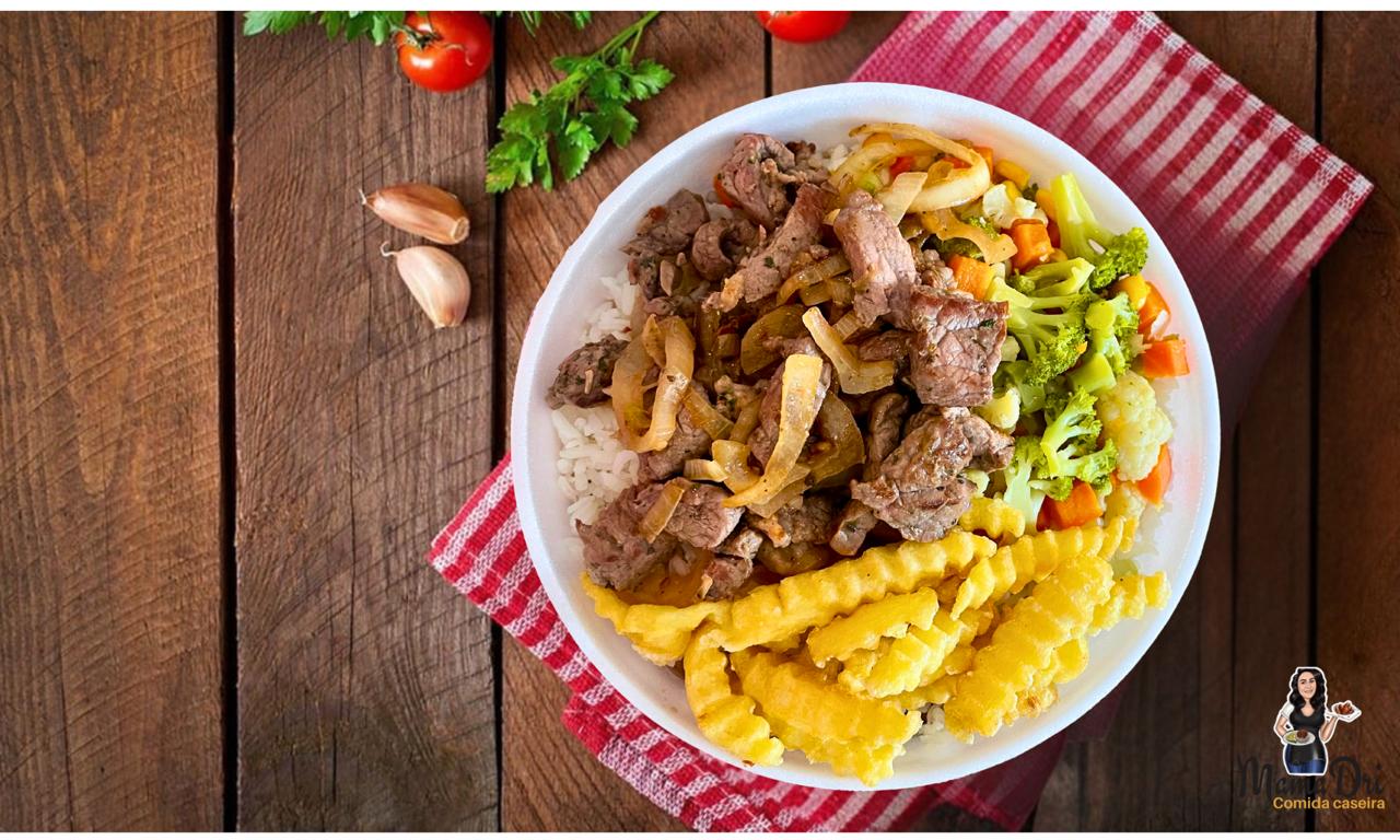 Iscas de Carne Acebolada